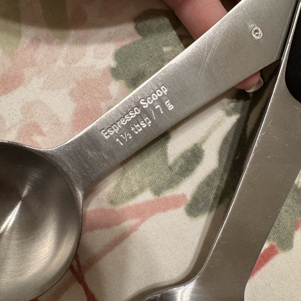 Starbucks Black and Silver Espresso Measuring Scoop - Picture 3 of 5